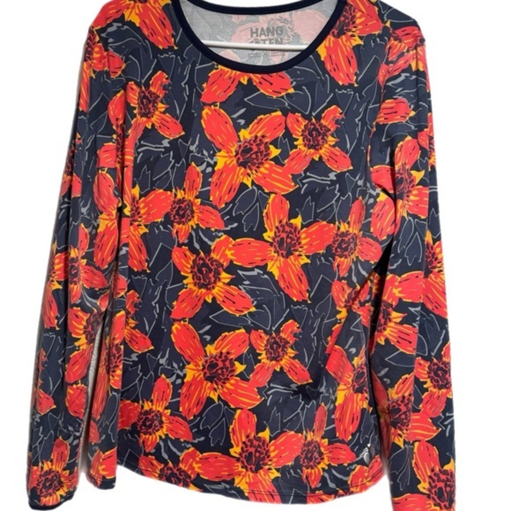 Hang Ten Women's Floral Swim Top